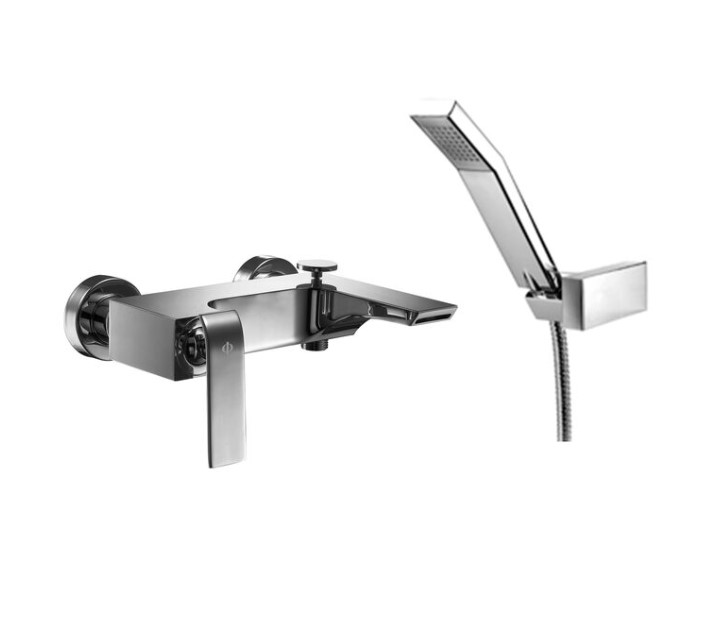 Bath group with Zio shower kit