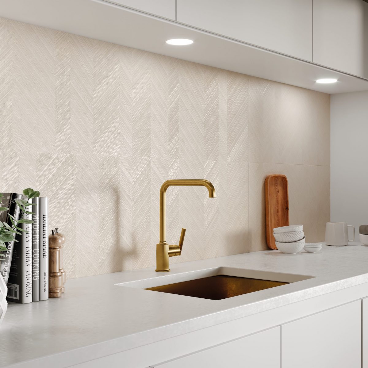 45X90 MURAL AURA CREAM PORCELAIN - Image 2