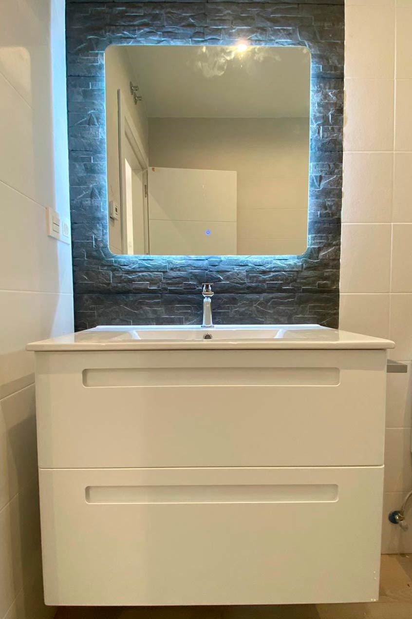 baño moderno blanco en valladolid ceramica sanchez baño moderno blanco en valladolid ceramica sanchez