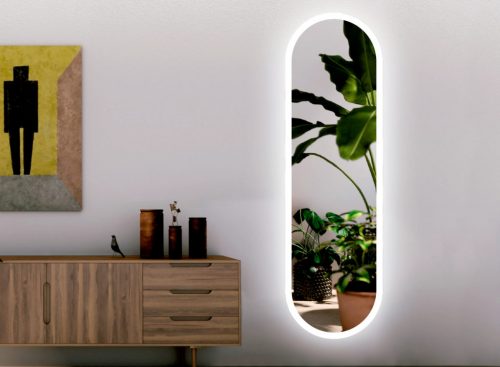 espejo de baño con luz led en valladolid modelo calas cerámica sánchez