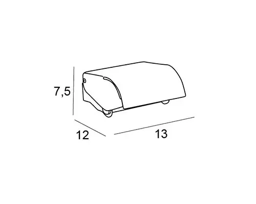 Bassic Chrome Roll Holder - Image 2