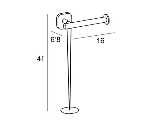 Bassic Reserve-Chrome Roll Holder - Image 2