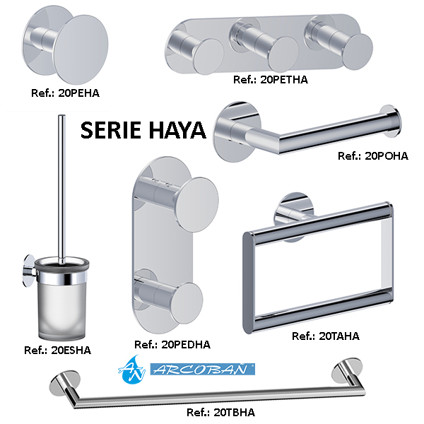 Beech Stainless Steel Wall Brush Holder - Image 2
