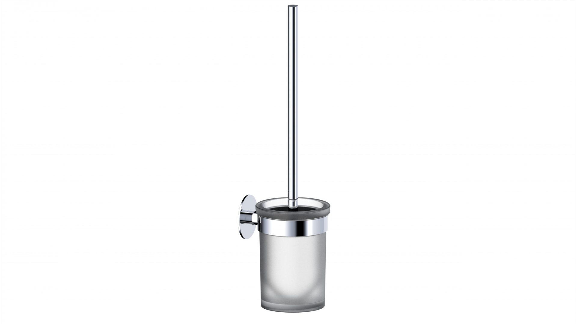 Beech Stainless Steel Wall Brush Holder