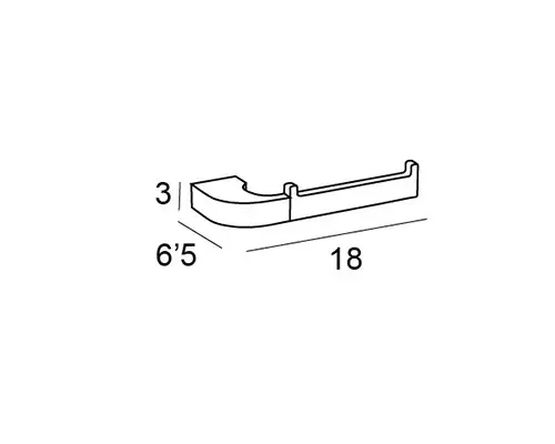 Lys Chrome Bidet Towel Holder - Image 2