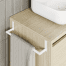 Compra toallero kokoro de 27,5 cm en blanco mate valladolid