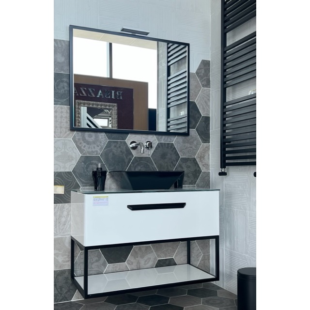 BATHROOM FURNITURE SET LEVEL 90 CM INDUSTRIAL