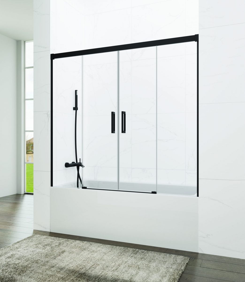 MAMPARA DE BAÑERA BASIC SPAZIO 2 FIJOS + 2 CORREDERAS - Imagen 3