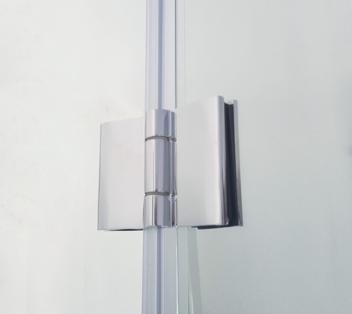GLASS COMBI C HINGED SHOWER ENCLOSURE FIXED + FOLDING DOOR - Image 2