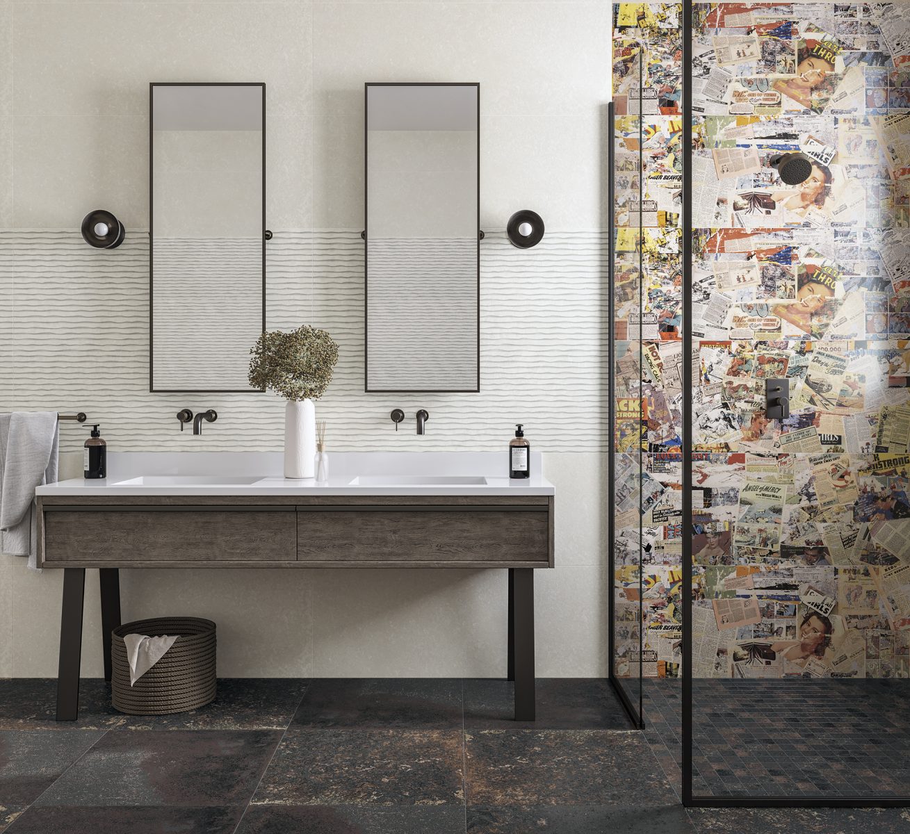 60x60 Corten Graphite Natural Rectified 10 mm - Image 2