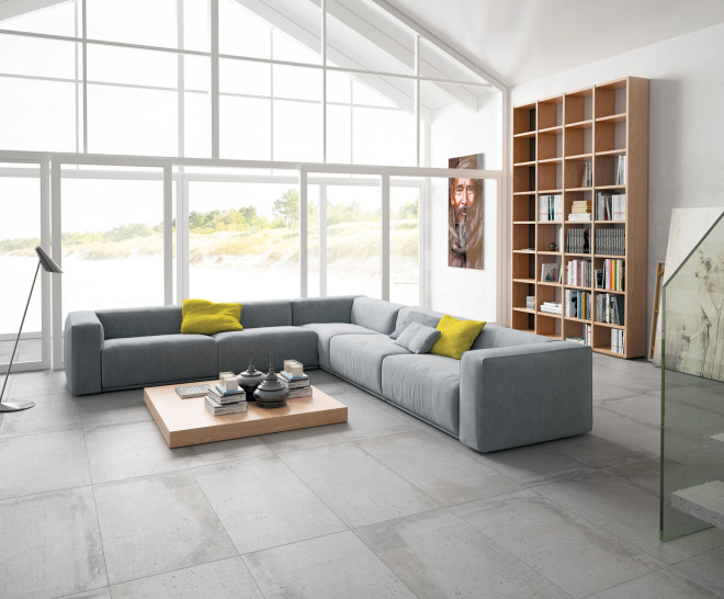 90x90 Build Grey Natural Rectificado 10mm - Imagen 2