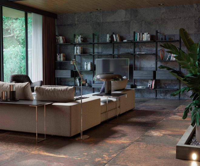 60x60 Corten Graphite Natural Rectified 10 mm - Image 5