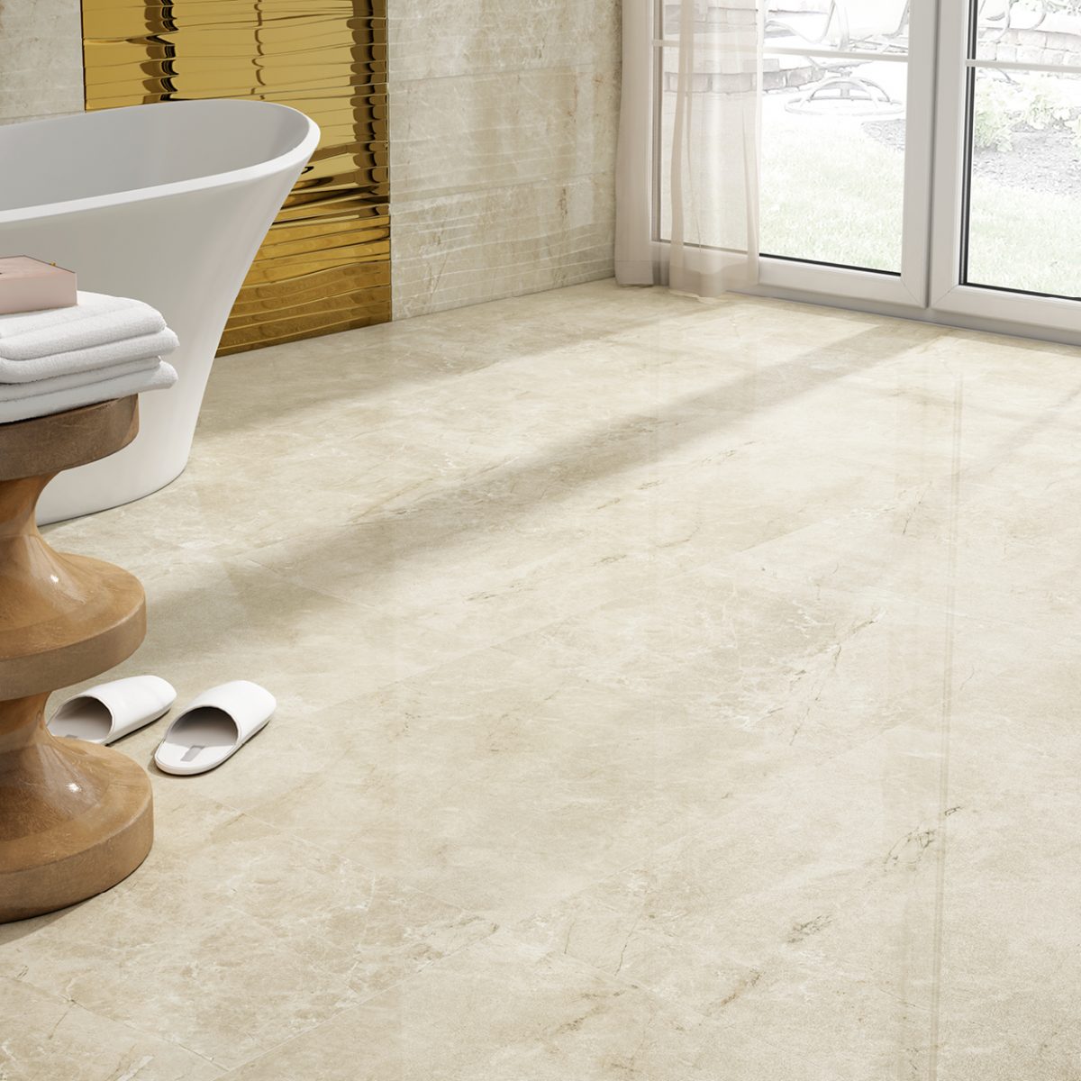 30x90 Imarble Silver Crest Brillo Rectificado 7mm - Imagen 2