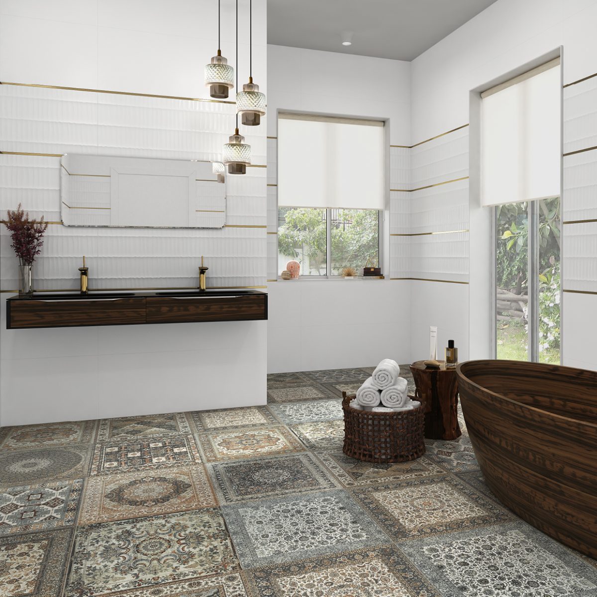 60x60 Kilim Nain Natural Rectificado 7mm - Imagen 2