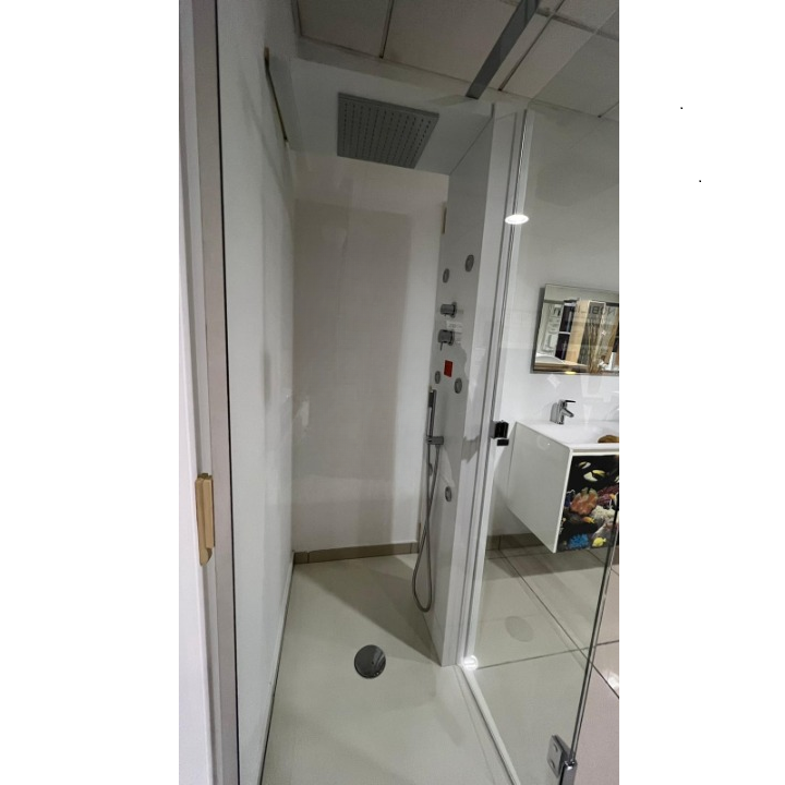 HYDROMASSAGE CABIN VOLUMIA CORNER 120×75 WITHOUT CEILING - Image 3