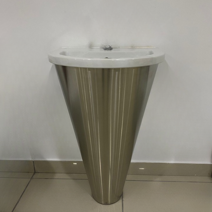 PHILOSOPHY 55 CM WASHBASIN WITH STAINLESS STEEL COATING