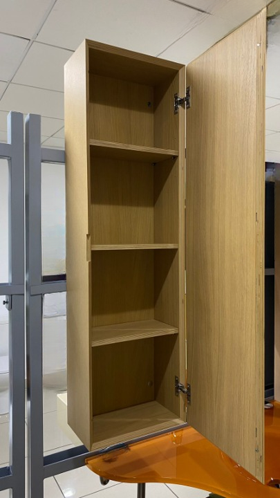 BATHROOM COLUMN HANGING SQUARE 1 DOOR, OAK COLOR - Image 2