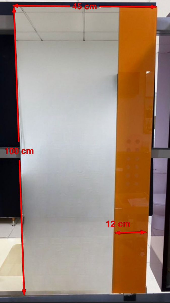 POIS MIRROR 45x100 CM, ORANGE - Image 2