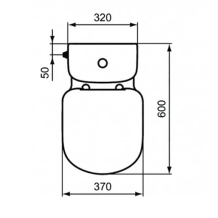TOILET TEMPO S/DUAL + CISTERN A/LOWER + LID - Image 7