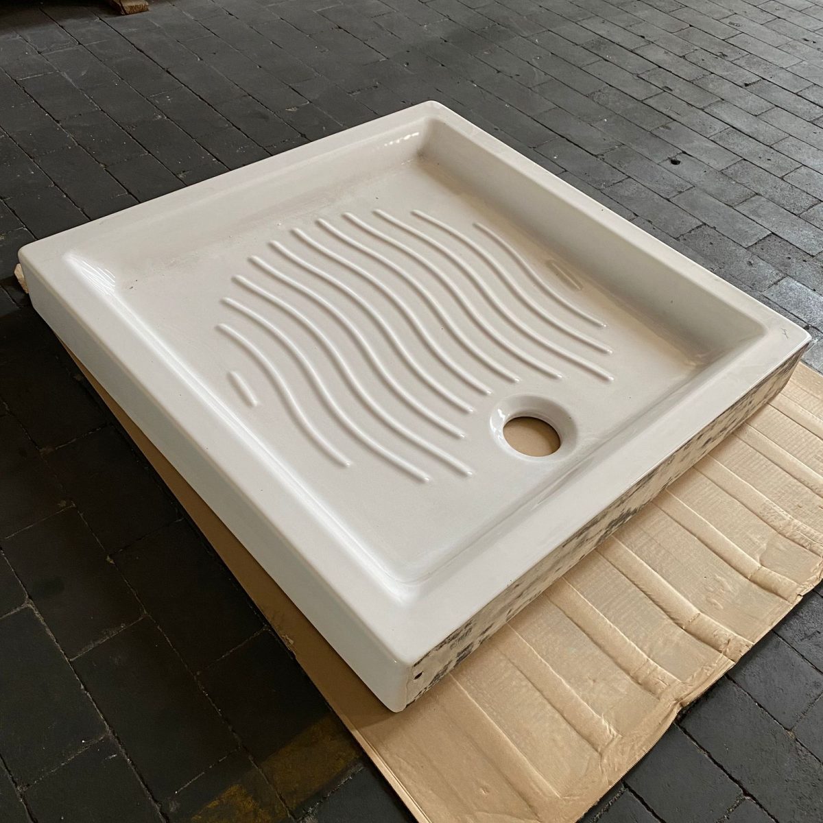 Shower Tray 90x90x11 cm Porcelain and Drainage Ø 90 mm - Image 2