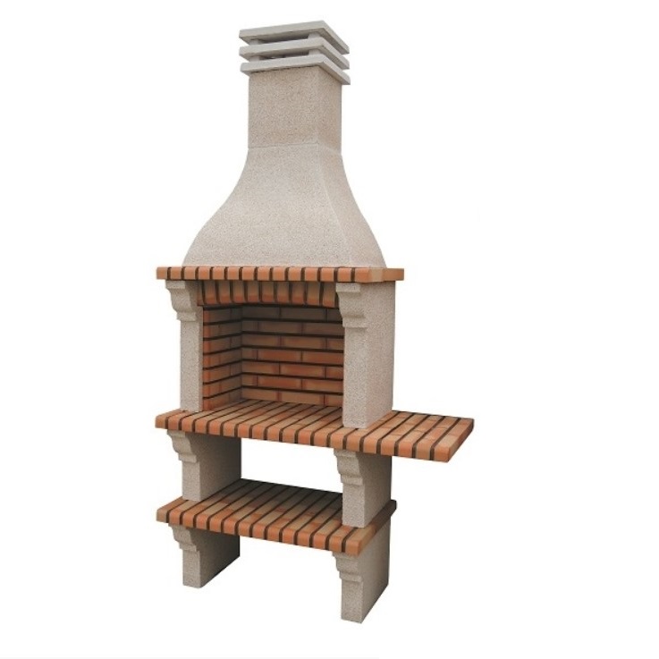 Grove Barbecue 128*57*244 cm with 1 Shelf