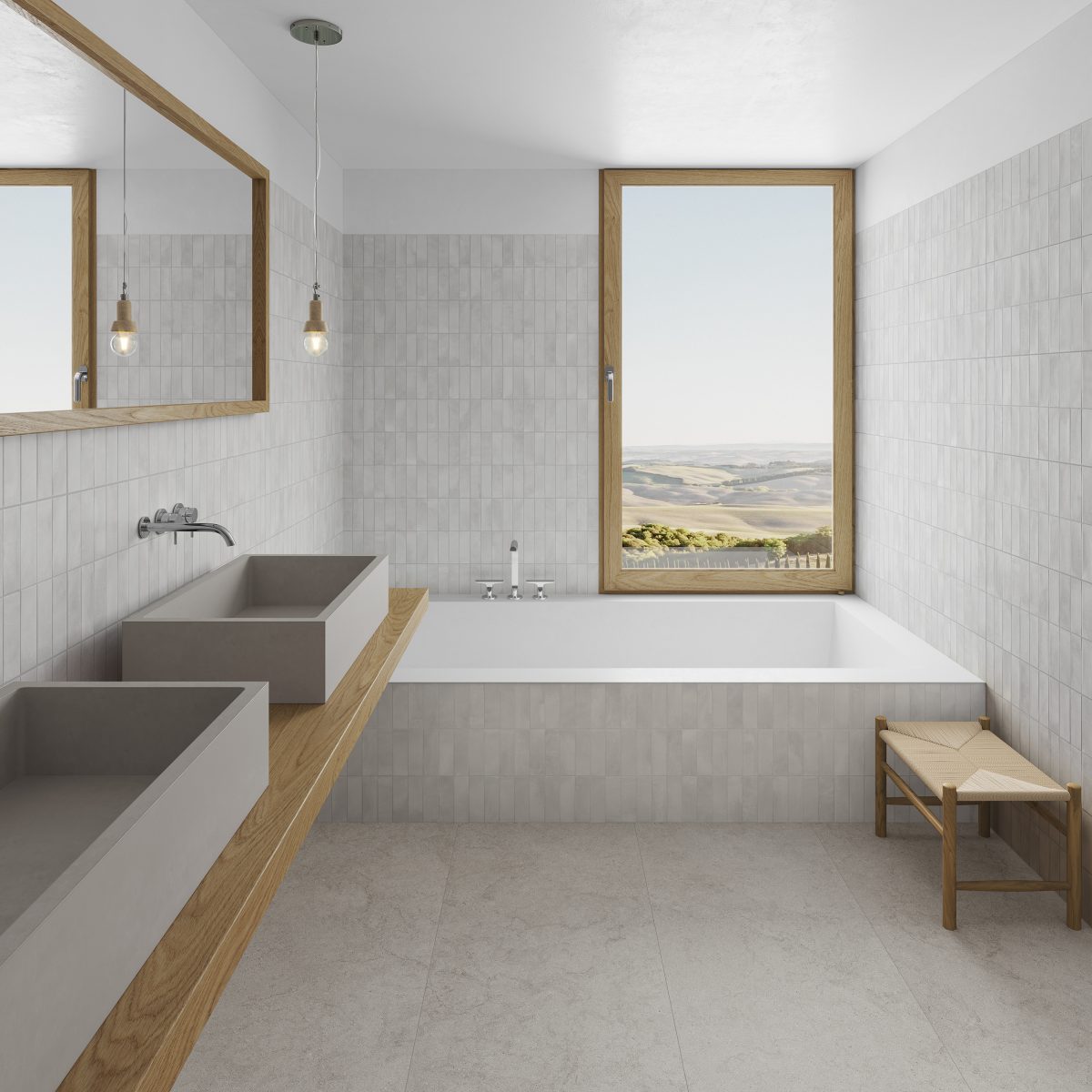 32x62.5 Deco Biscuit Grey Porcelain - Image 3