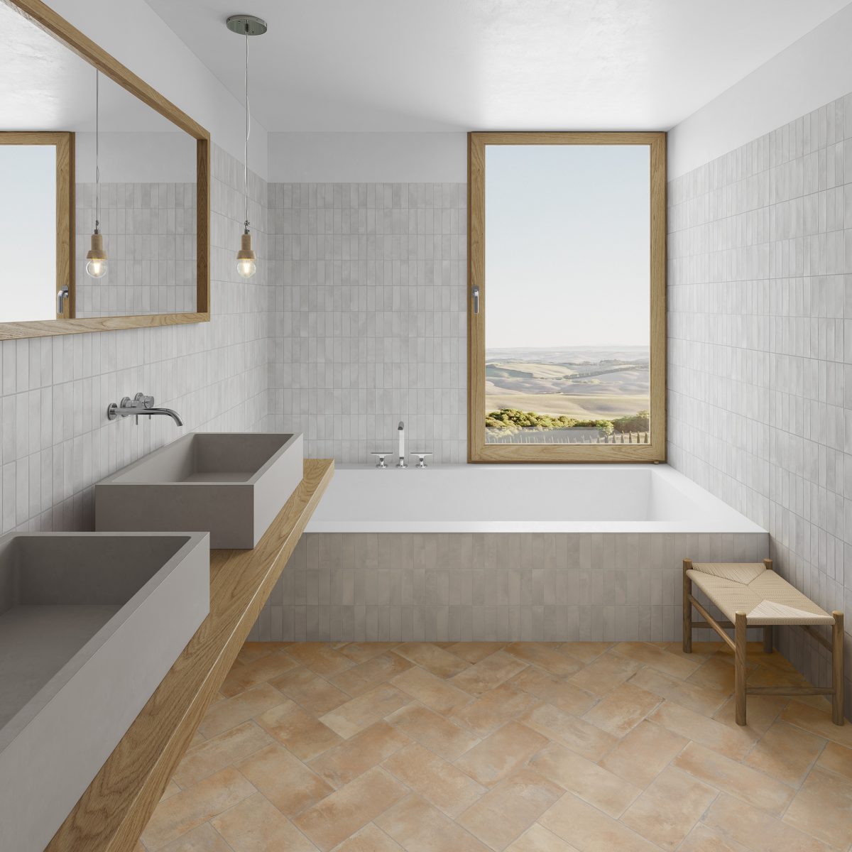 32x62.5 Deco Biscuit Grey Porcelain - Image 4