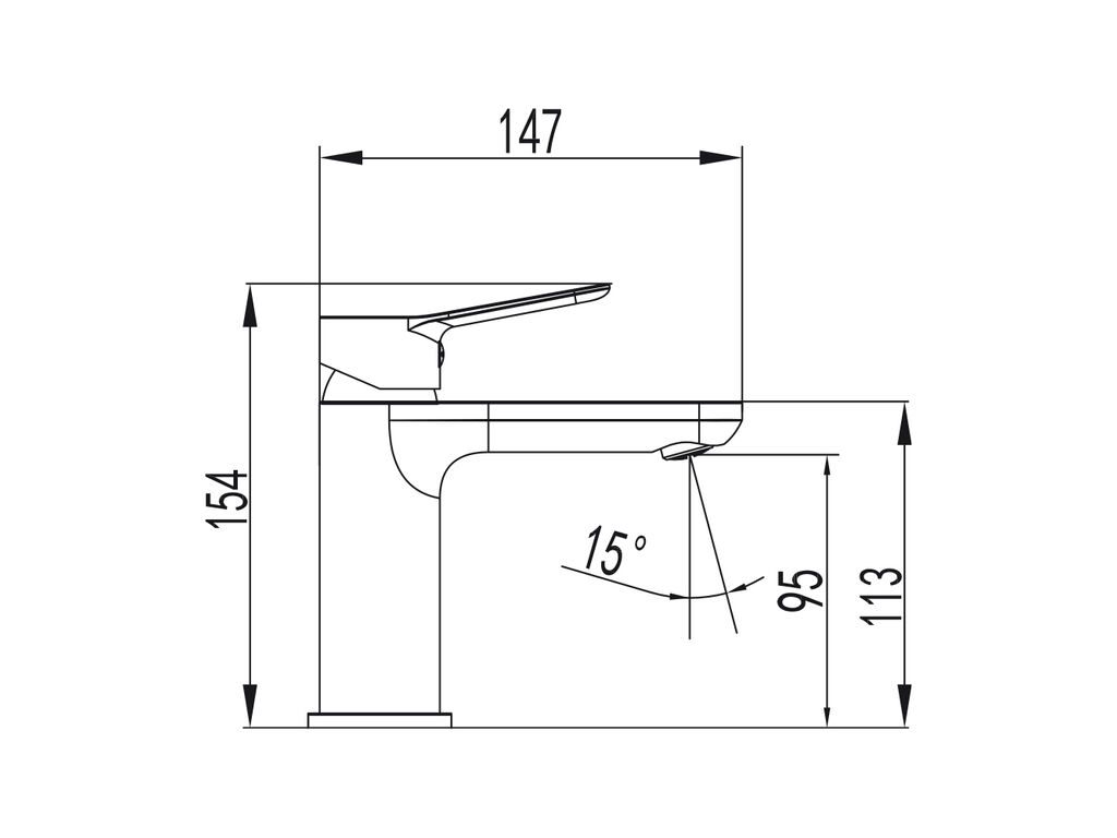 Monomando Lavabo Rhio - Imagen 2