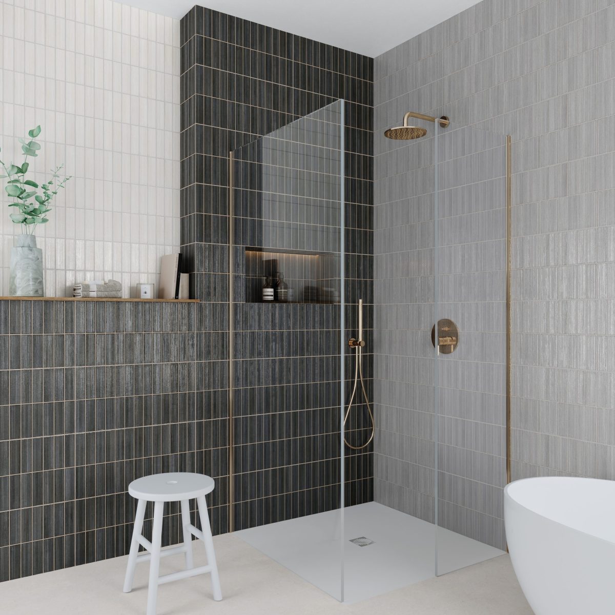 32x62,5 Deco Kirei Dark Porcelánico - Imagen 3