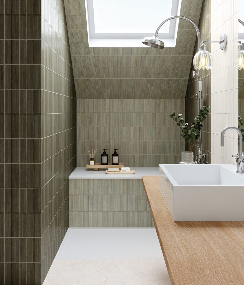 32x62,5 Deco Kirei Olive Porcelánico - Imagen 2