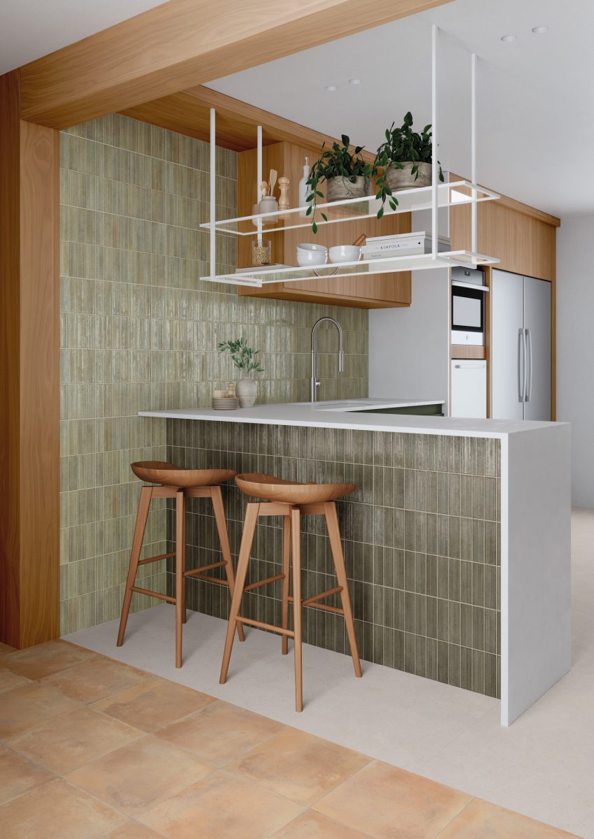 32x62,5 Deco Kirei Olive Porcelánico - Imagen 3