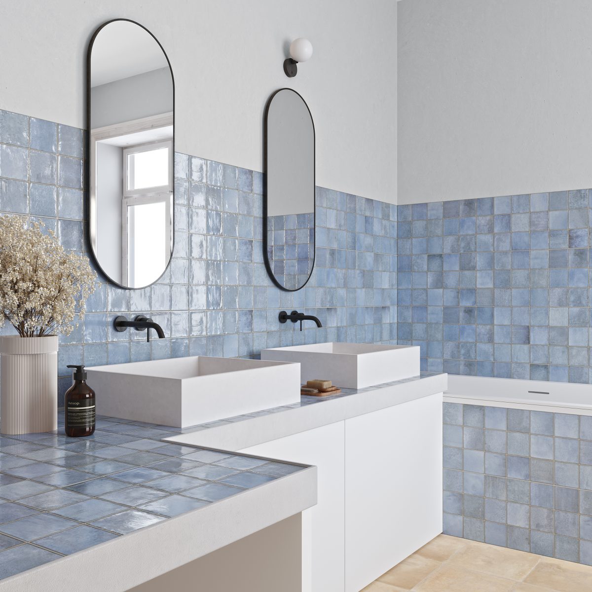 32x62,5 Deco Amaris Blue Porcelánico - Imagen 5