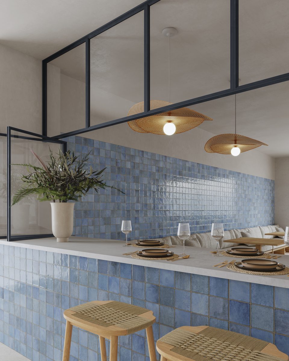 32x62,5 Deco Amaris Blue Porcelánico - Imagen 3
