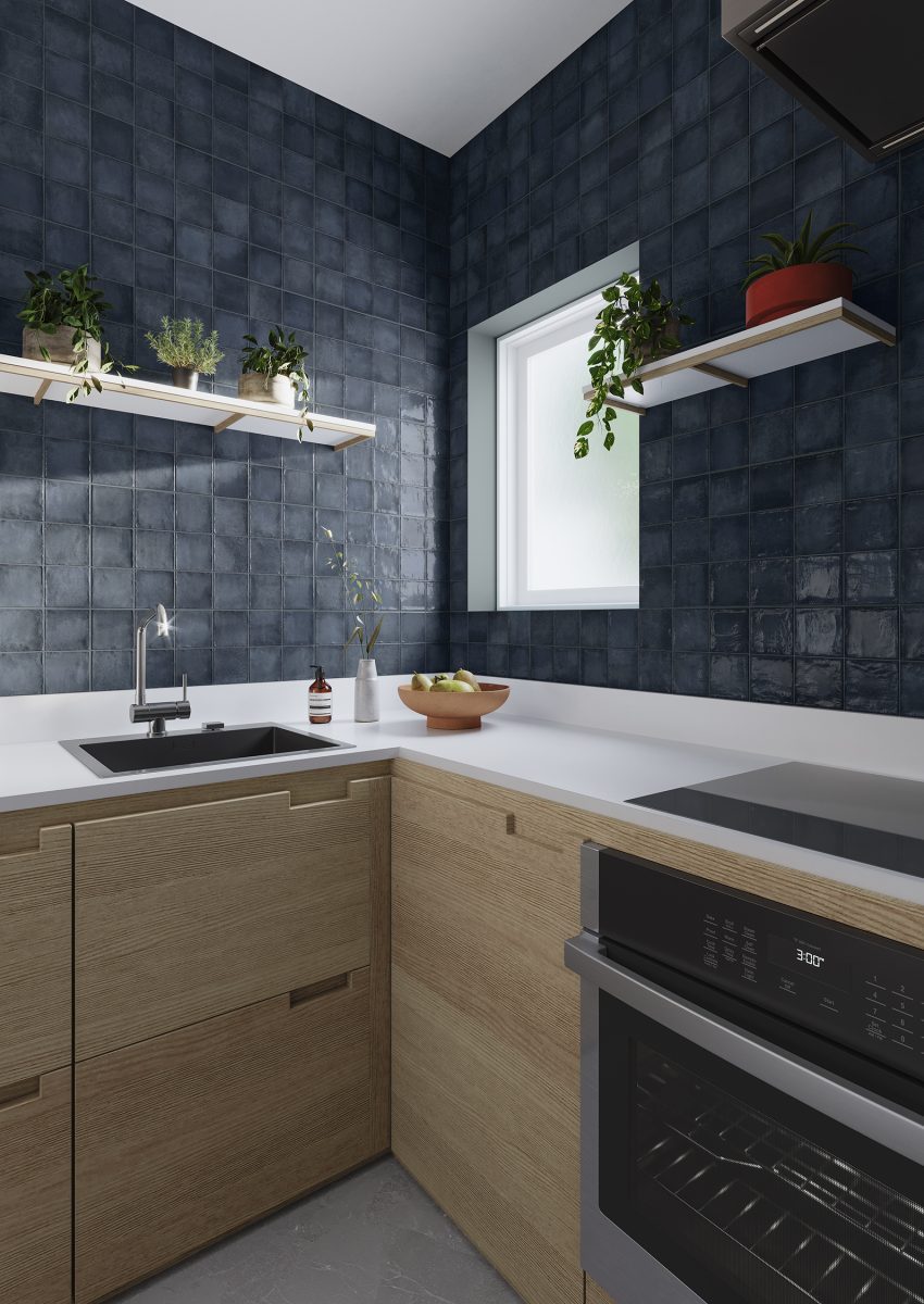 32x62,5 Deco Amaris Plus Navy Porcelánico - Imagen 5