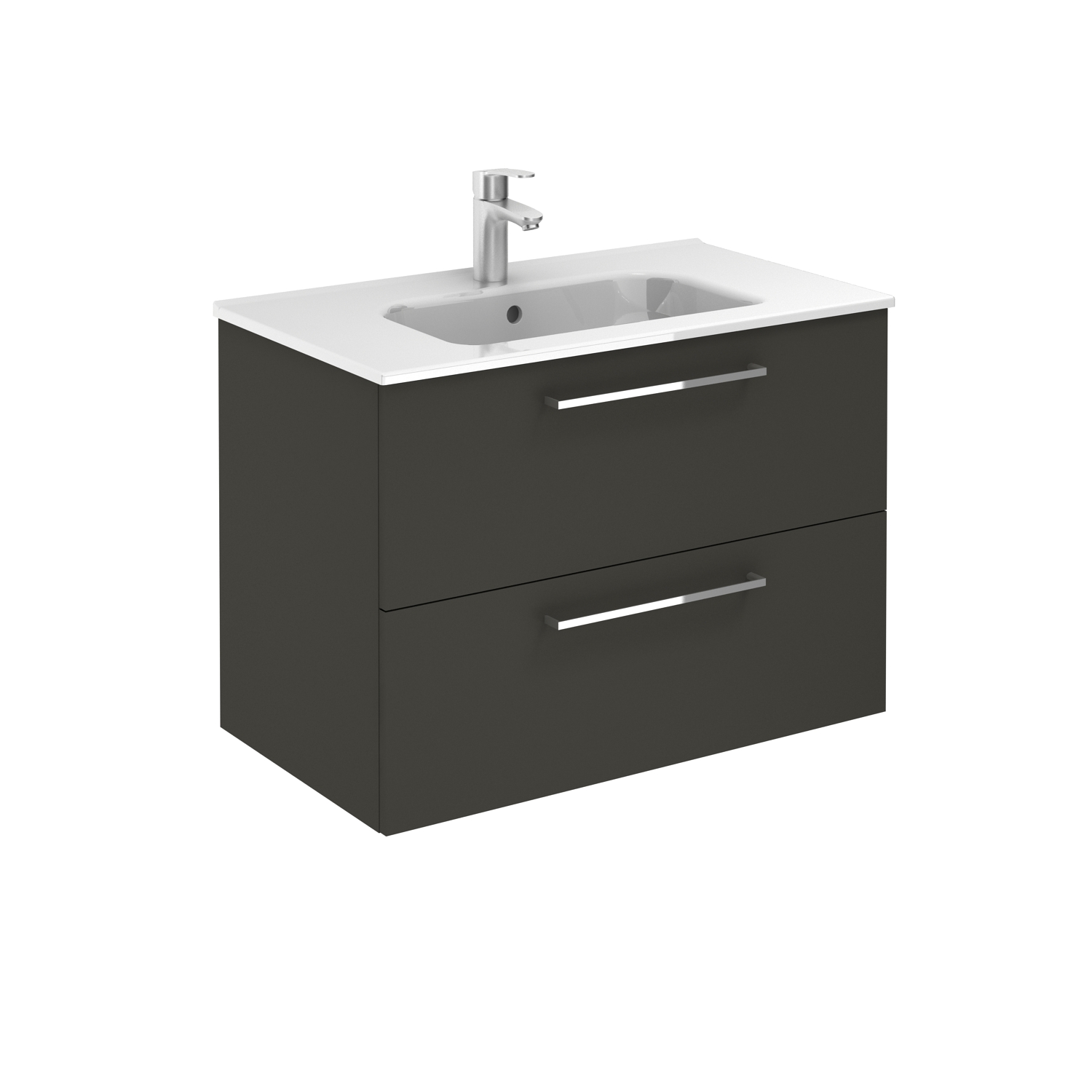 Conjunto Mueble de Baño Easy 80 cm 2 Cajones y Lavabo Cerámico Enzo - Image 7